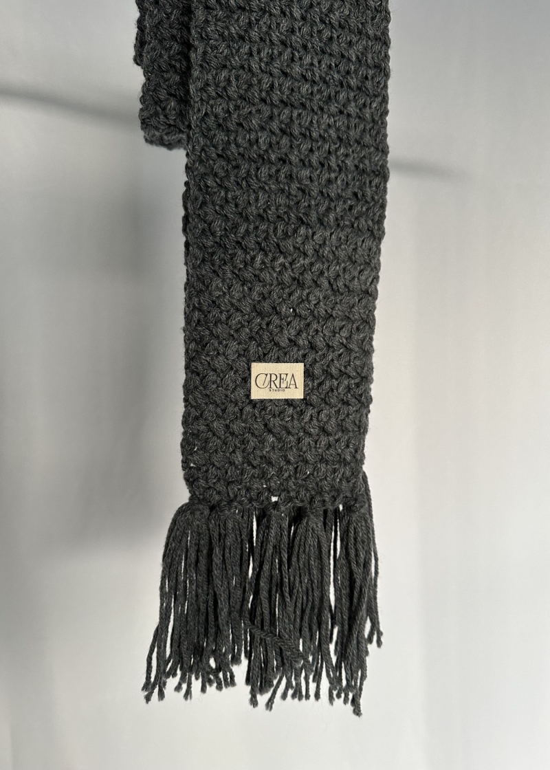 Handmade wool scarf